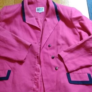 Plus size 2 piece suit